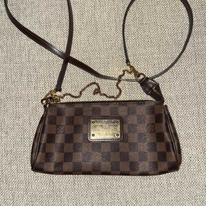 Louis Vuitton Brown Checkered Wristlet